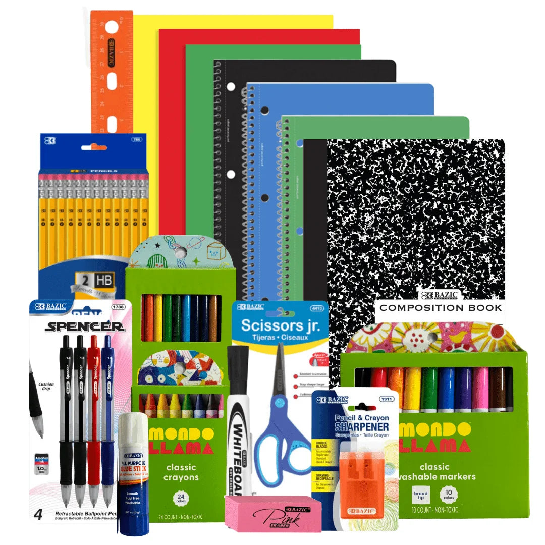 Essential Elementary and Middle School Supply Bundle