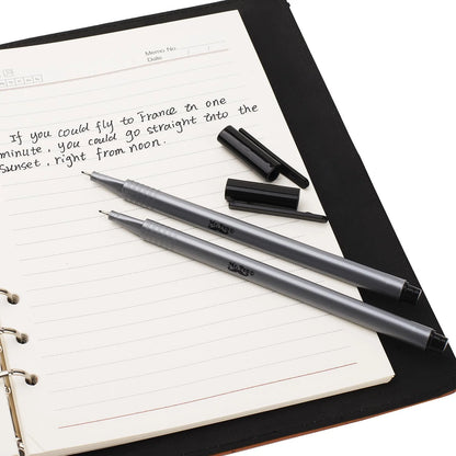 Black Fineliner Pens, 12 Pack, Black Fine Point Pens, Pens Fine Point, Fine Liners Artists, Fineliners Pens
