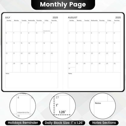 Academic Diary 2025-2026 A5 Week to View