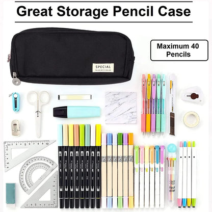 Large Capacity Pencil Case 3 Compartments