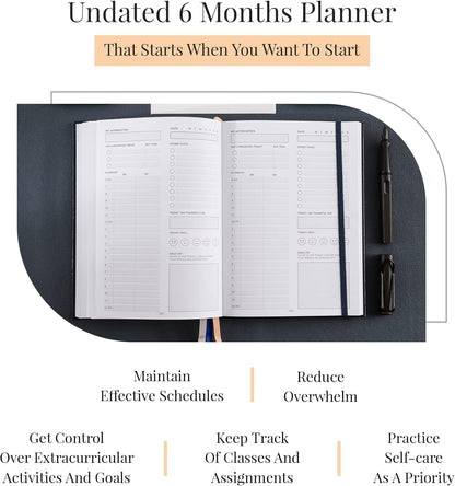 Student Planner Hardback with Ribbon Marker