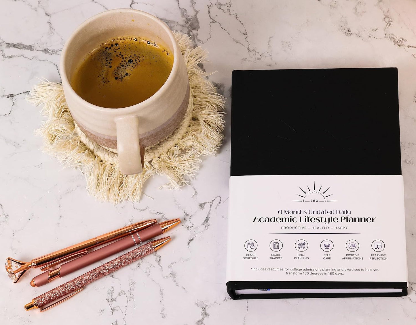 Student Planner Hardback with Ribbon Marker